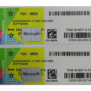Windows 10 Professional COA Sticker | Legalization Kit